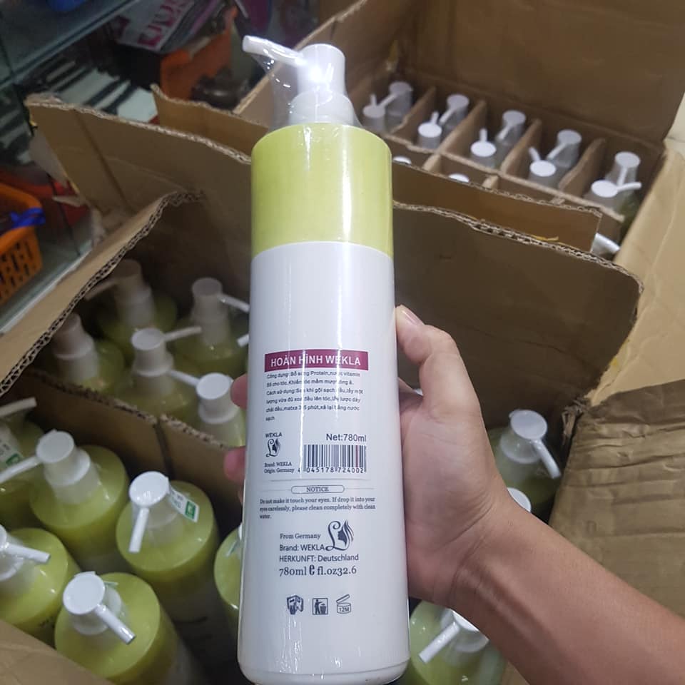 Dầu gội dầu xả siêu phục hồi Wekla