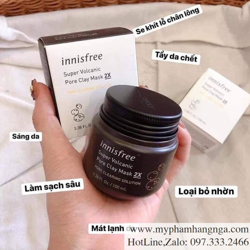 Mặt Nạ Đất Sét Trị Mụn Innisfree Tro Núi Lửa