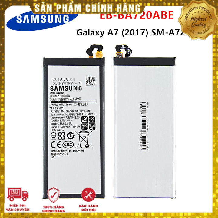 HCM Pin Samsung Galaxy A7 2017-A720 EB-BA720ABE + Tặng Siêu Dán Pin