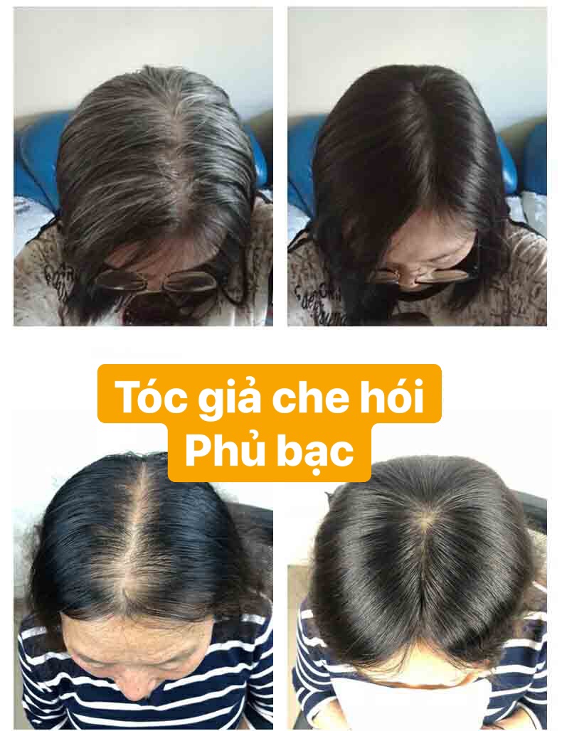 [HCM]TÓC GIẢ CHE HÓI/ PHỦ BẠC