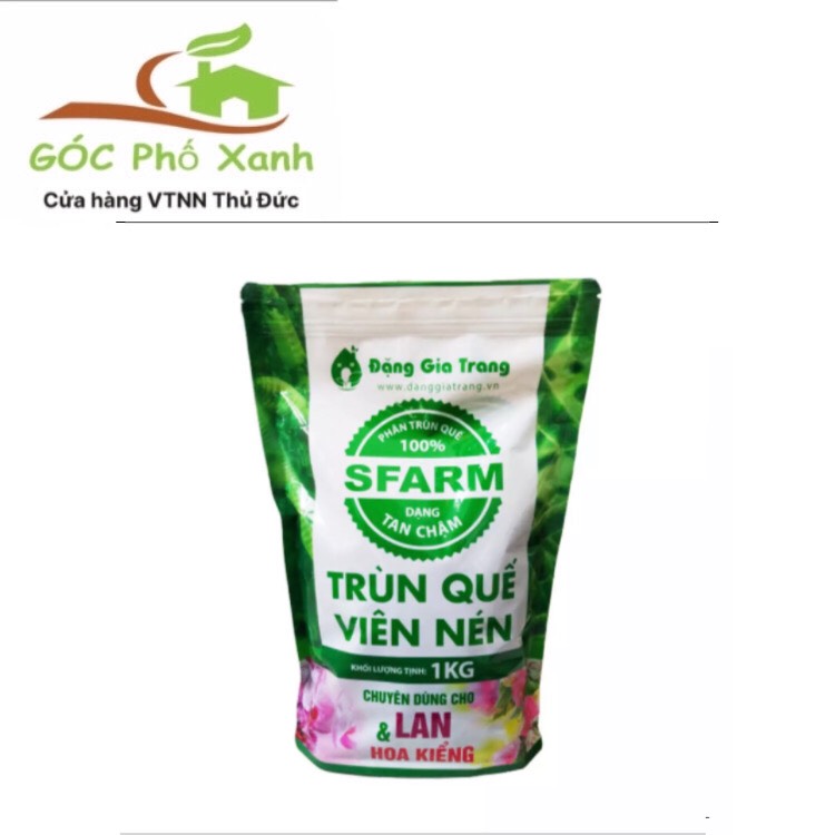 Phân trùn quế viên Sfarm gói 1kg