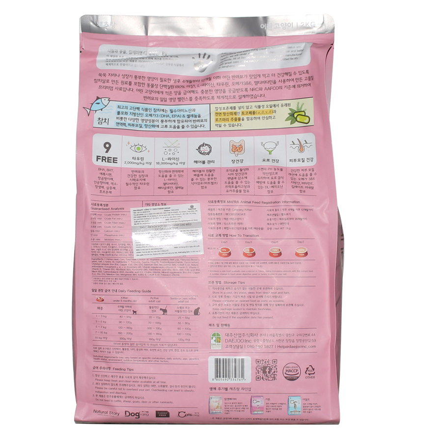 [ HỎA TỐC ] [2KG] Catsrang - Thức ăn hạt cho mèo nhỏ Catsrang Kitten