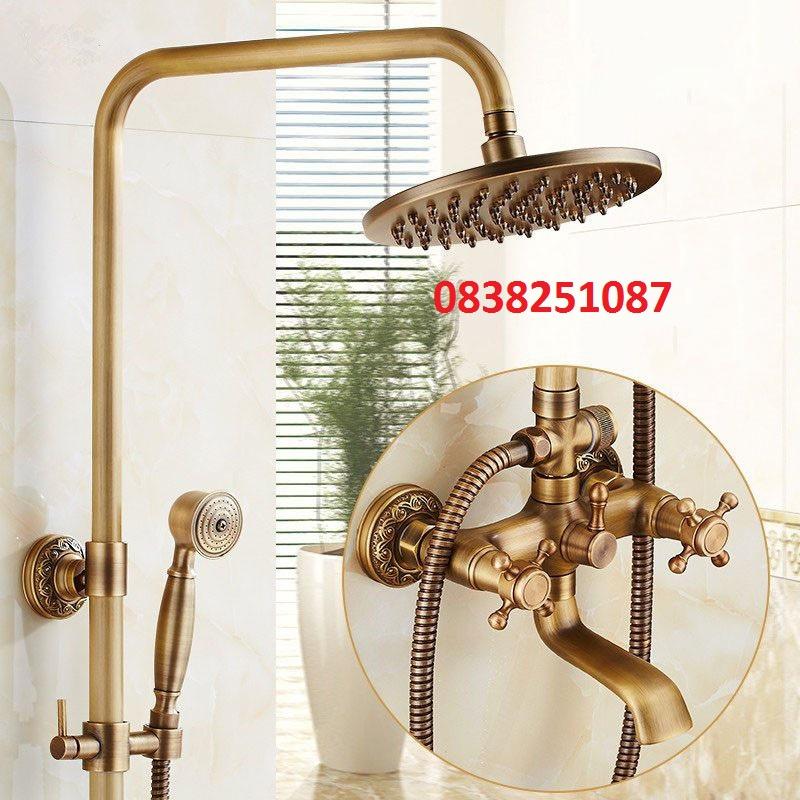 Bộ Sen Cây Tắm Nóng Lạnh - Đồng Thau Cổ Cao Cấp, bền đẹp, giá mềm