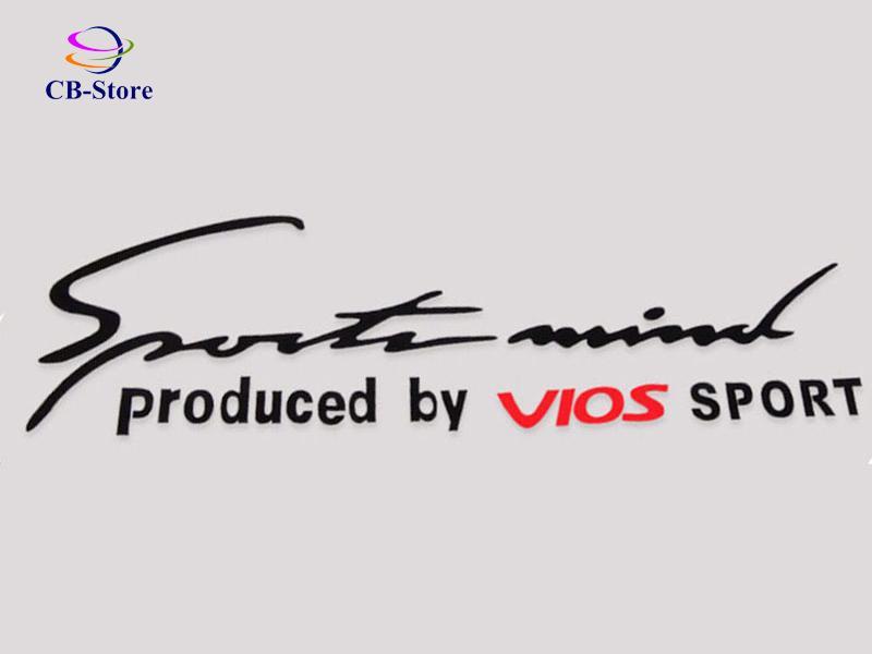 Tem sport mind dán xe ô tô Vios