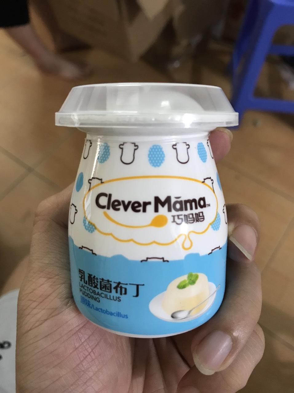 HOT 2020Thạch vị sữa chua - caramen Pudding Clever Mama Egg