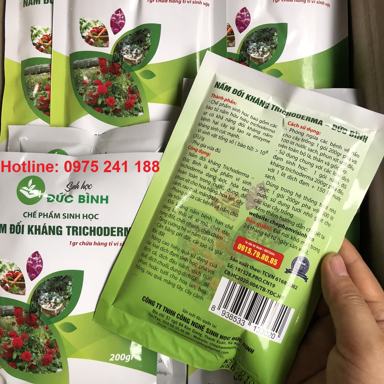 Trichoderma dạng phun tưới chống nấm cho cây hoa, cây cảnh (mùa mưa rất rất cần)