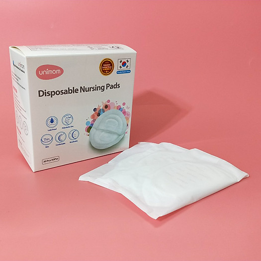 Miếng lót thấm sữa mẹ UNIMOM hộp 30 miếng