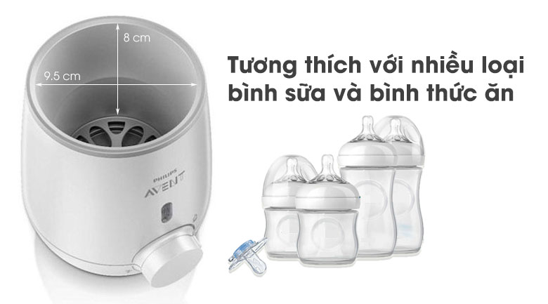 Máy hâm sữa và thức ăn siêu tốc Philips Avent SCF355.07