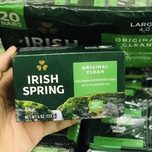 Xà bông cục Irish Spring của Mỹ 113g