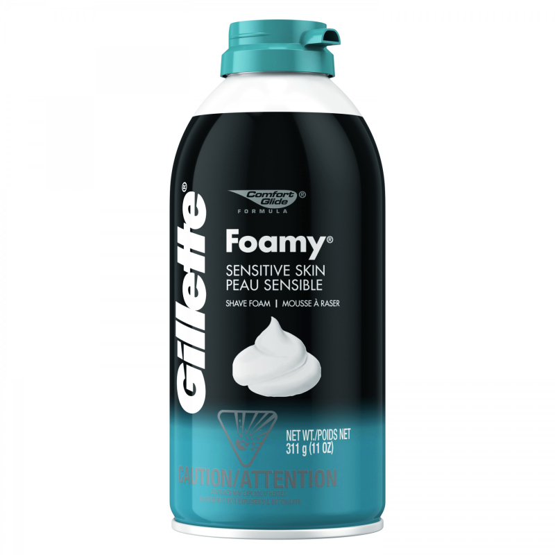 Kem cạo râu cho da nhạy cảm Gillette Lemon Lime hương mát 311g (nhập khẩu mỹ) - Xanh giá rẻ