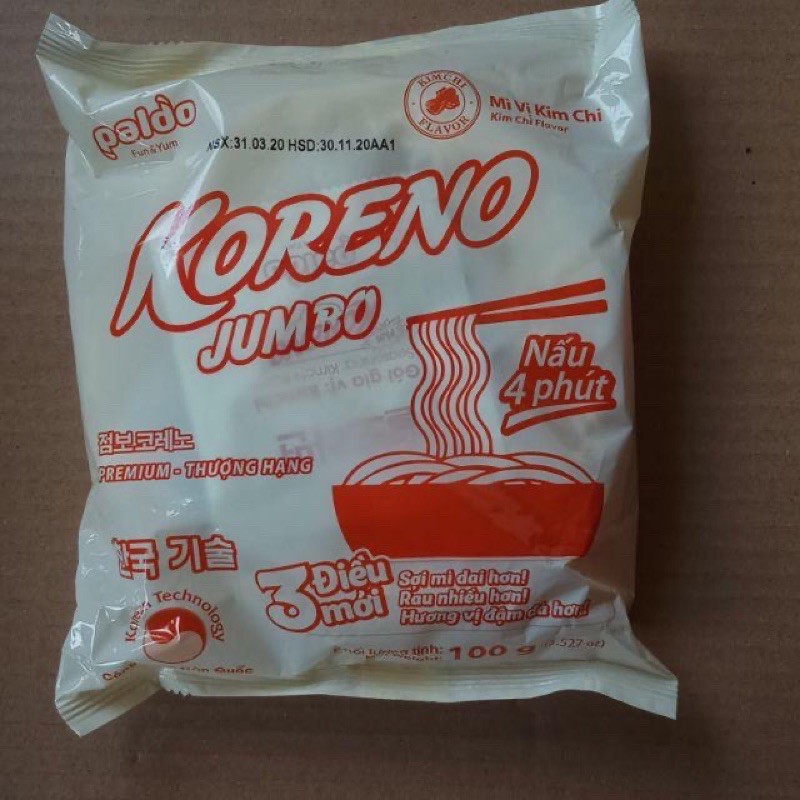 Mì Koreno Hàn Quốc Vị Kim Chi