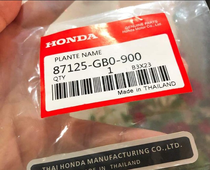 Tem thông số Wave Thái 110 zin chính hãng _ loan racing shop