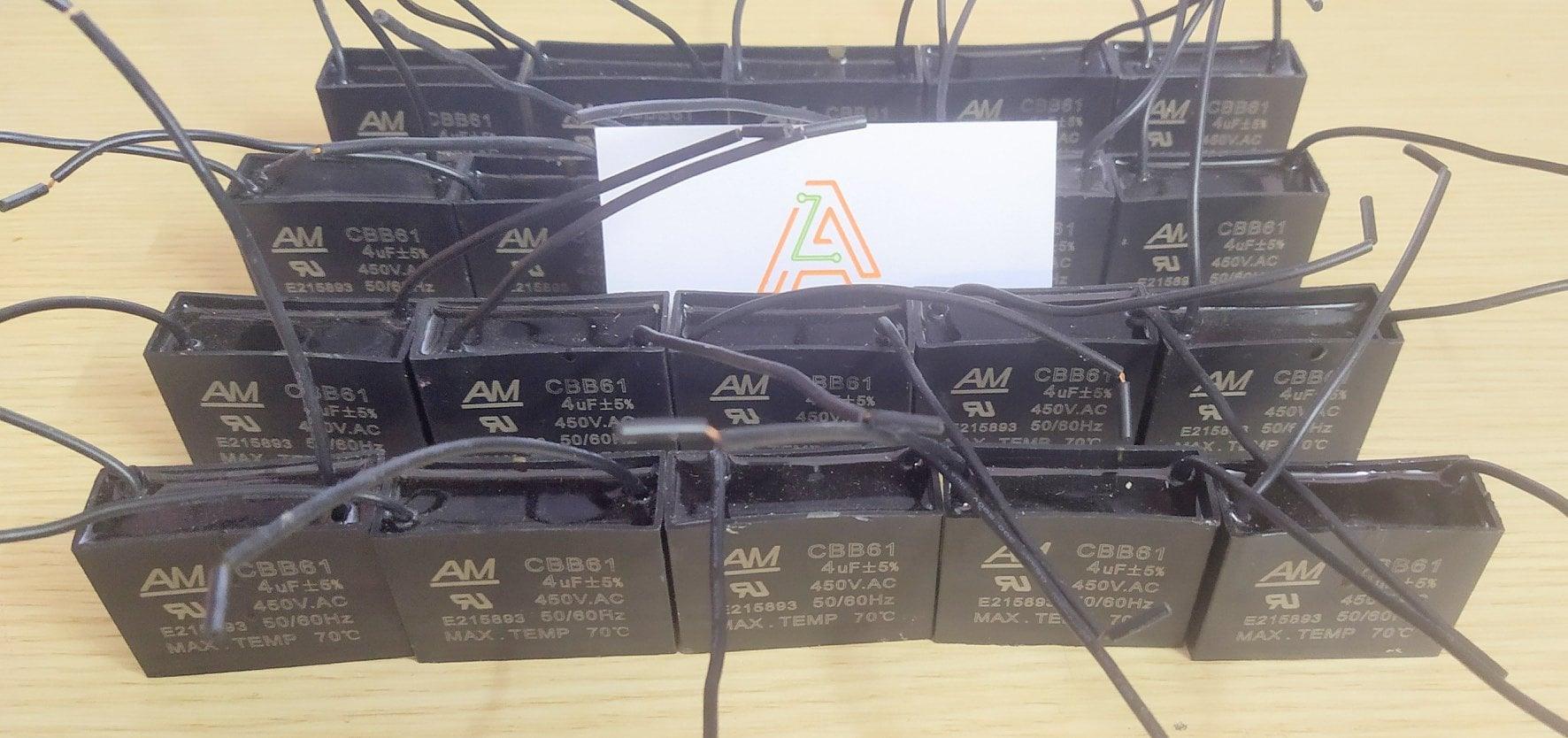 Tụ khởi động quạt điện CBB61 450v 4uf