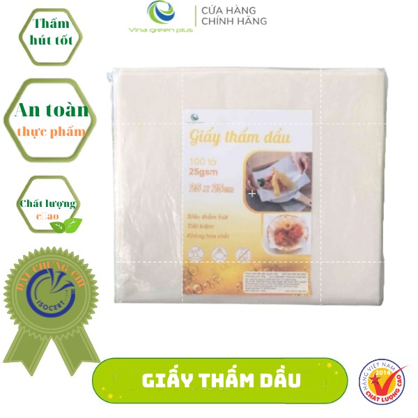 Giấy thấm dầu thực phẩm - Giấy Thấm Hút Dầu Mỡ Chiên Rán
