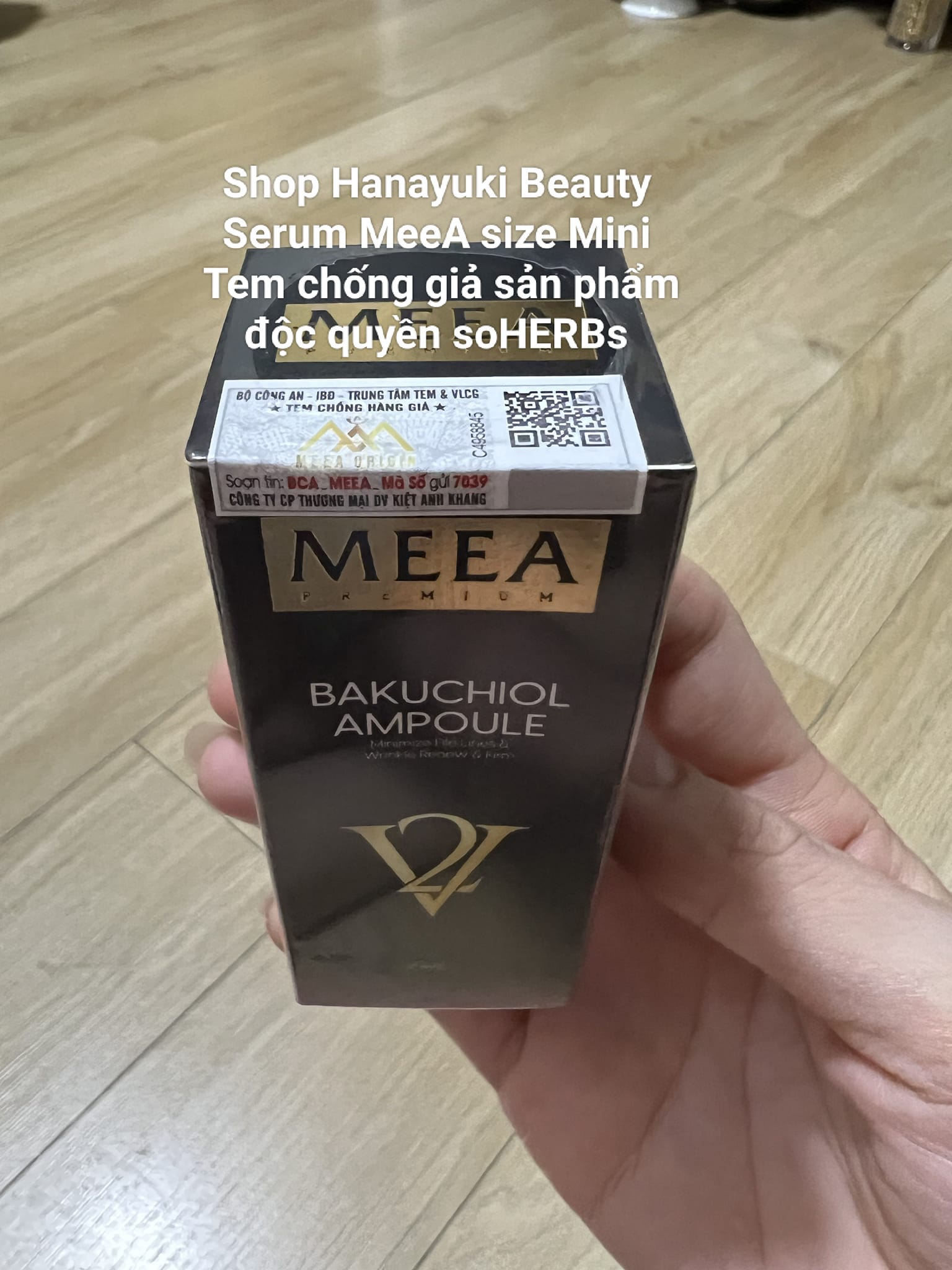 [TẶNG VOUCHER 8%+QUÀ] [Chính Hãng-Date 2027] Serum Tinh Chất Bakuchiol Ampoule V2 Meea Organic [MINI 10ML, LỚN 30ML]