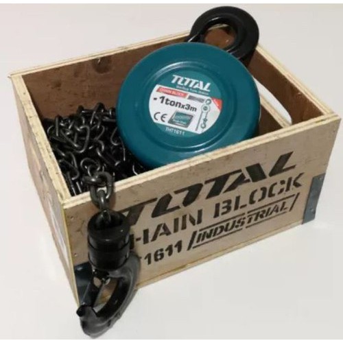 [Chính hãng] [Ảnh thật] Bá lăng xích Total THT1611 1 tấn - Độ cao nâng 3m [Hàng Chính Hãng Total]