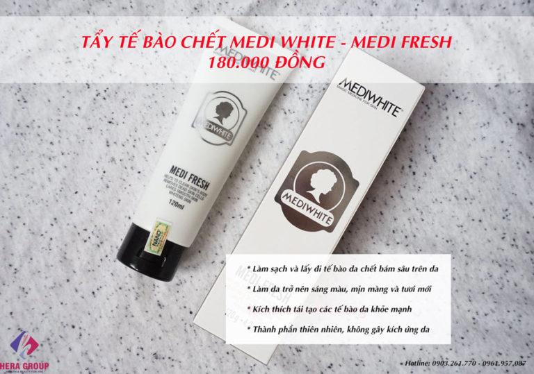 [HCM]Kem tẩy tế bào chết Medi White Medi Fresh