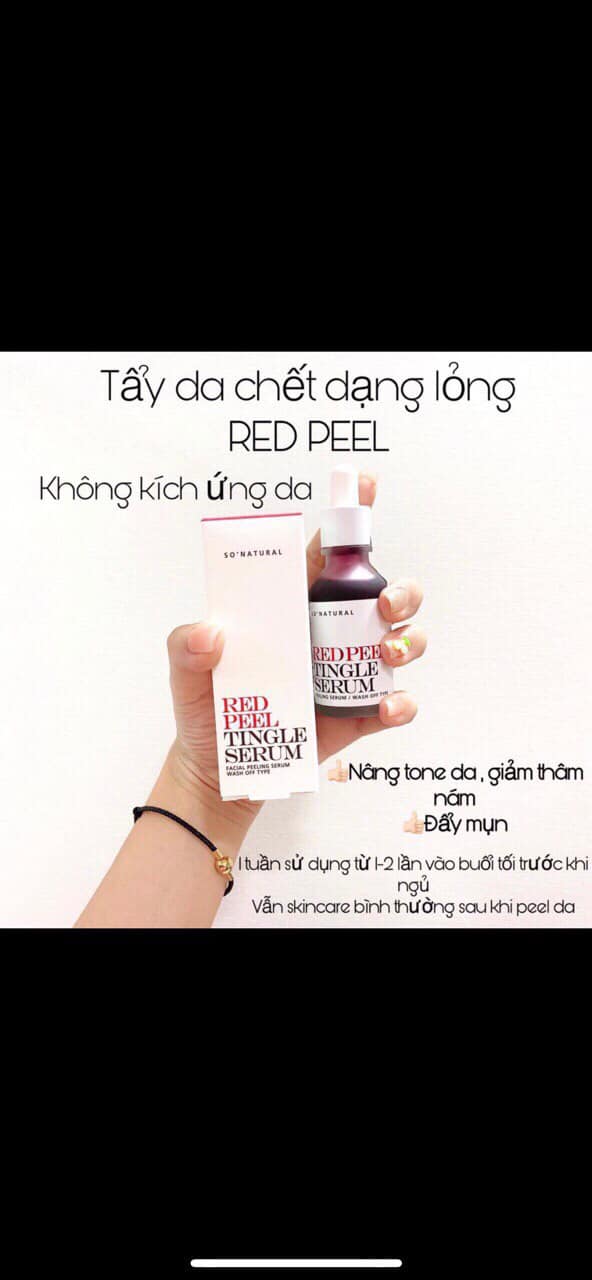 Thay Da Sinh Học RED PEEL TINGLE SERUM (Dạng gói)