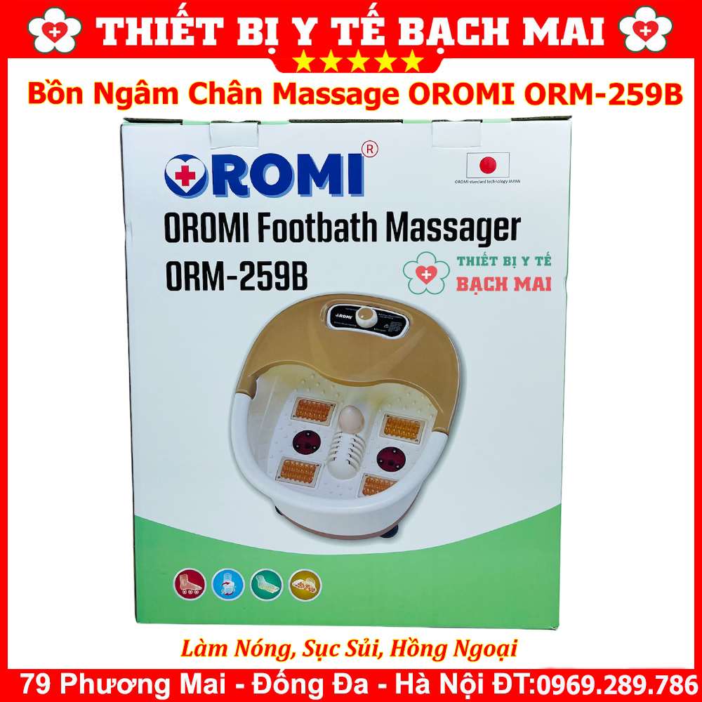 Bồn Ngâm Chân Massage OROMI ORM-259B