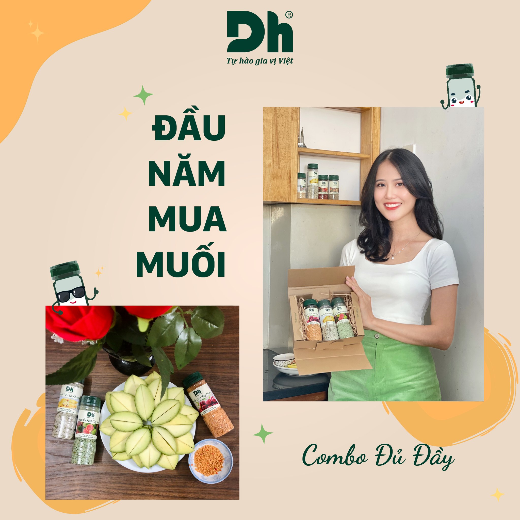 Muối chấm Tây Ninh Dh Foods