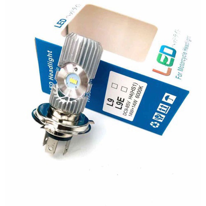Đèn led 3 chân H4 gắn xe máy siêu sáng (1 bóng)