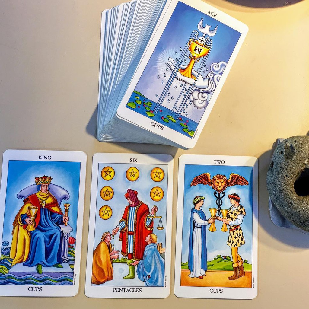 Bộ Bài Bói Radiant Rider Waite Tarot 78 Lá - Size gốc 12x7 Cm