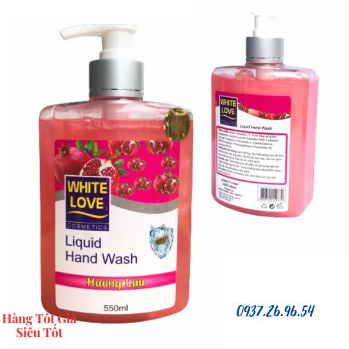 Nước rửa tay cao cấp White Love 550ml
