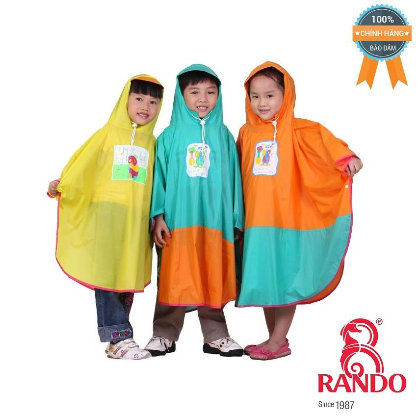 Áo Mưa Rando Bướm Trẻ Em Cao Cấp