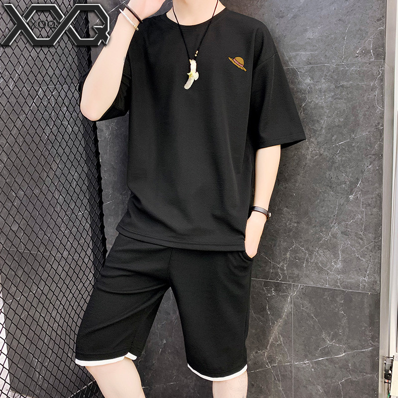 [ Giảm Giá Sốc ]  Bộ Quần Áo Thun Nam Thể Thao Ngắn Mùa Hè Họa Tiết Anime Nhật Bản Cá Tính Thời Trang V2 HHH MEN QA 082