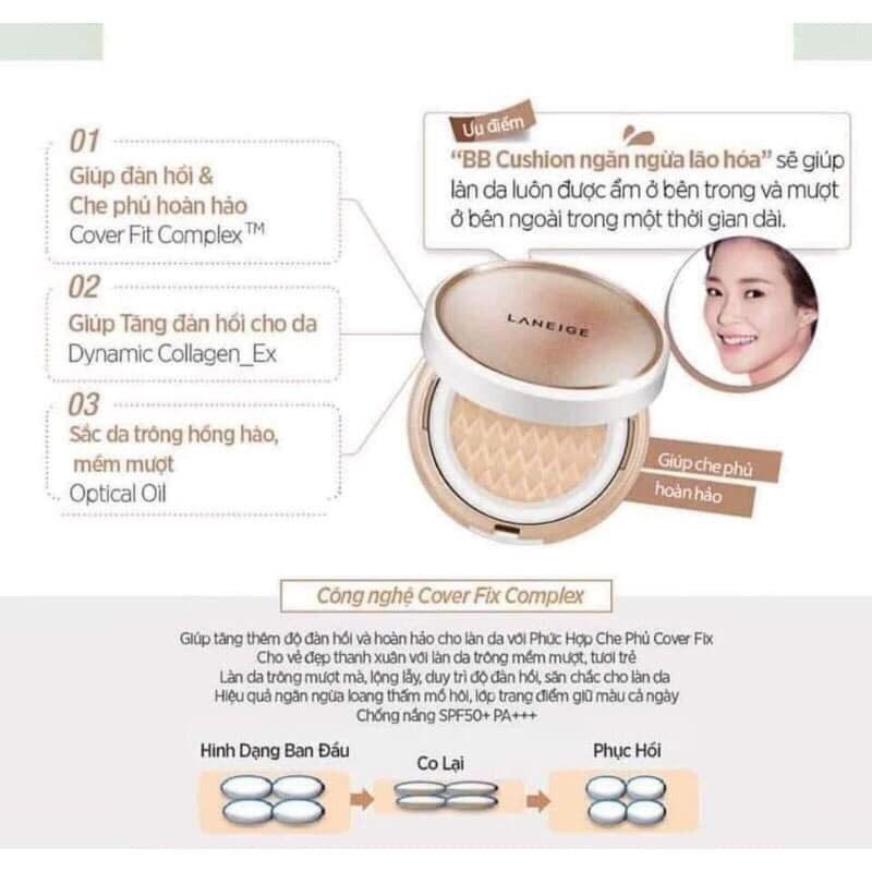 Phấn nước Laneige BB Cushion Pore Control