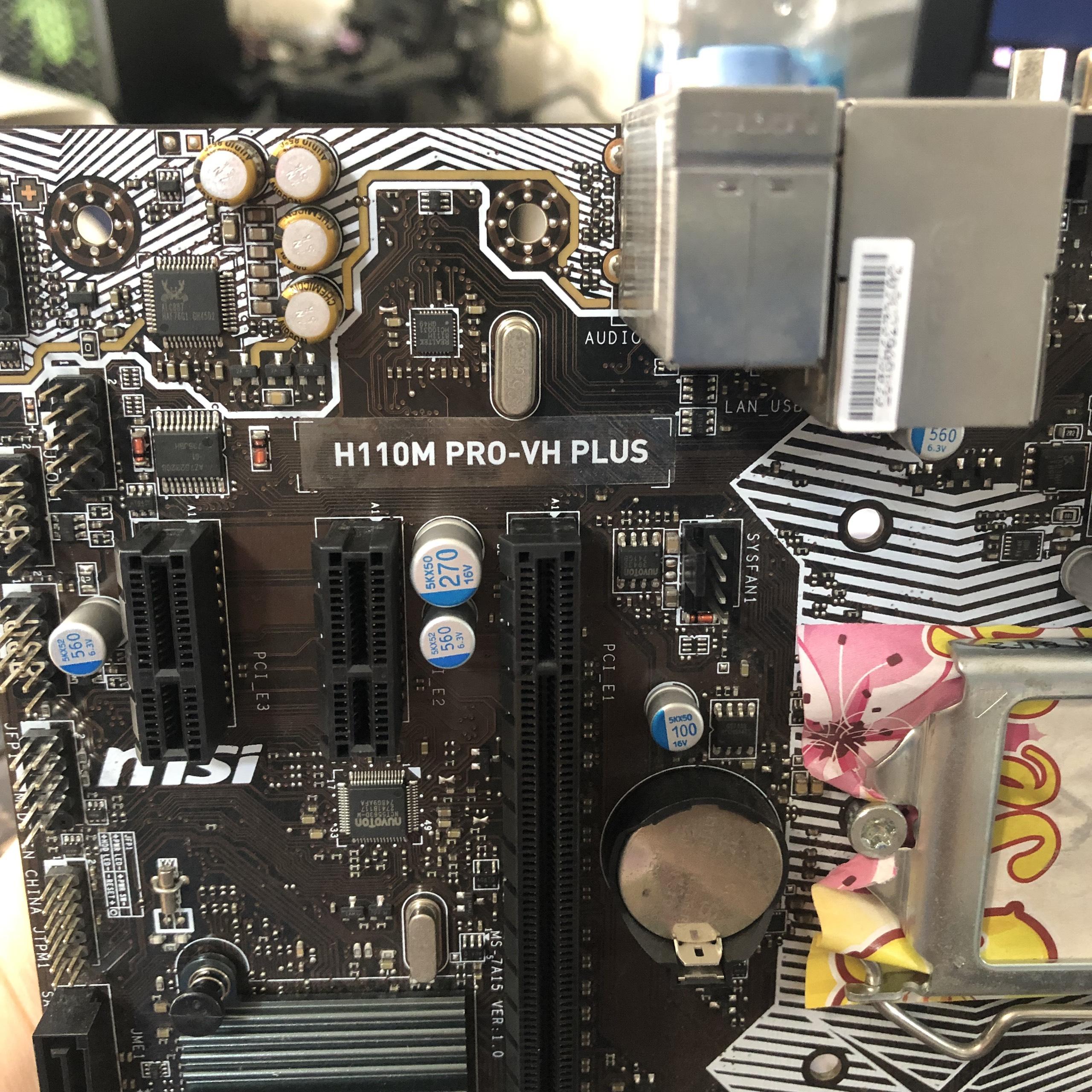 Mainboard Msi H110M Pro VD, main máy tính msi h110 main socket 1151 V1