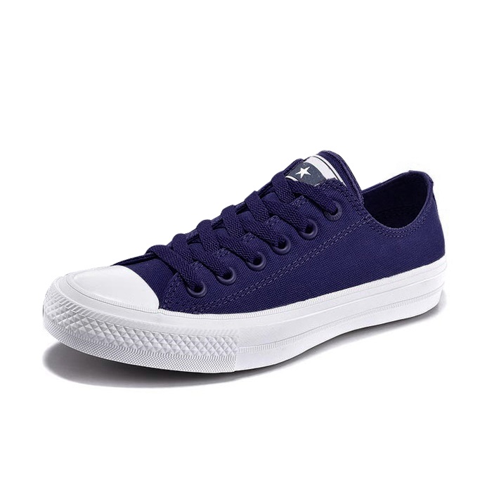 Giày sneaker cổ thấp ckii nữ màu xanh