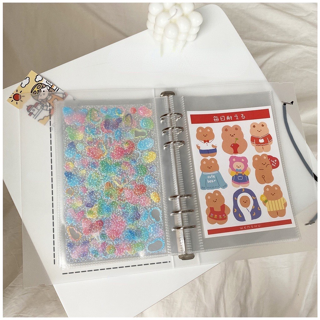 [BD01] Cuốn binder A5 và sheet nhiều kích thước đựng card, postcard, ticket, bookmark..