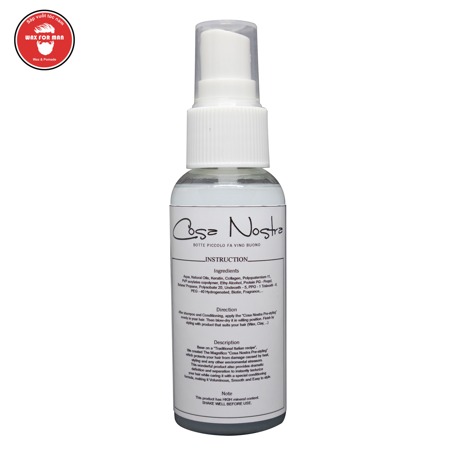 Xịt tạo phồng Cosa Nostra pre-styling