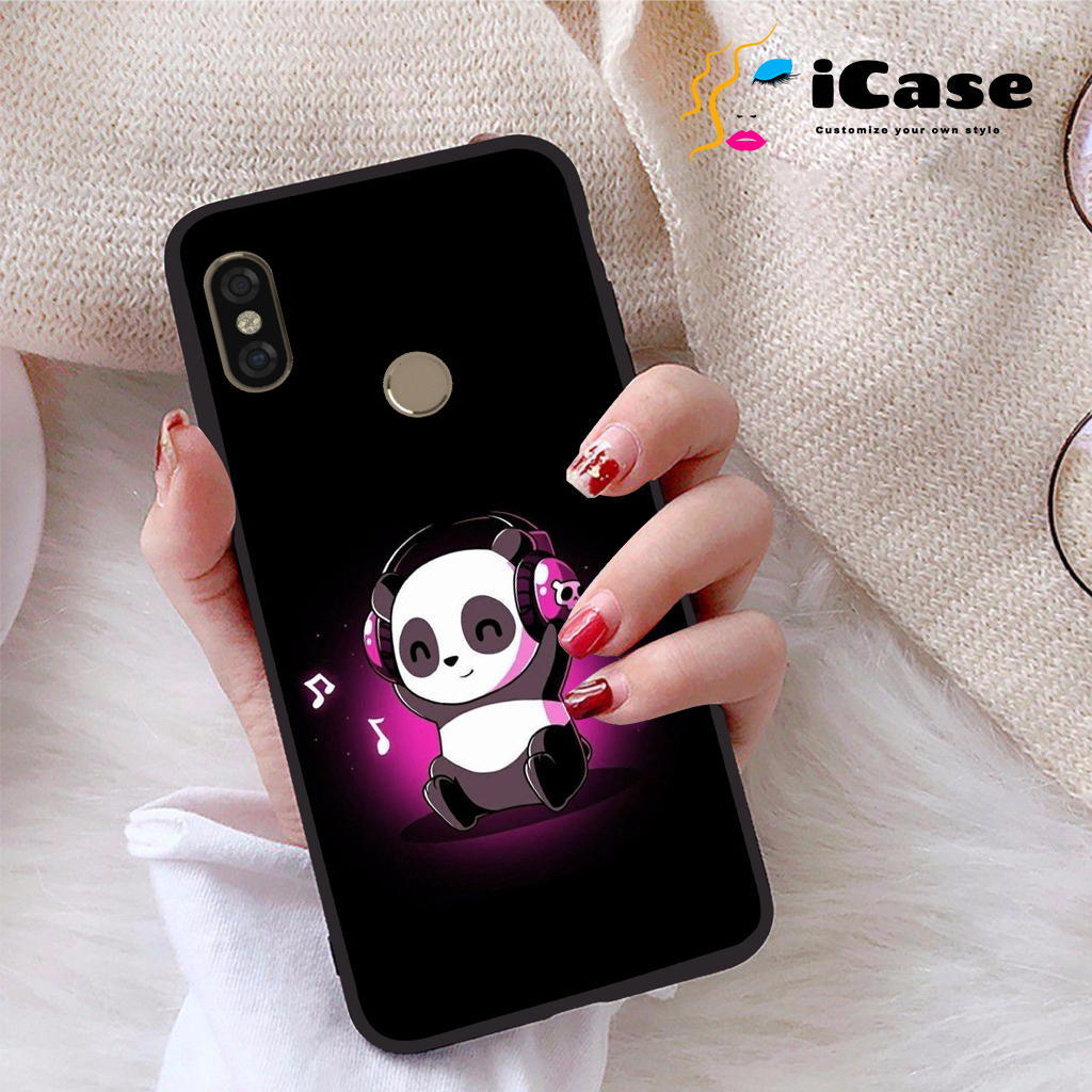 Ốp lưng Xiaomi Redmi Note 5 Pro viền dẻo TPU BST Panda