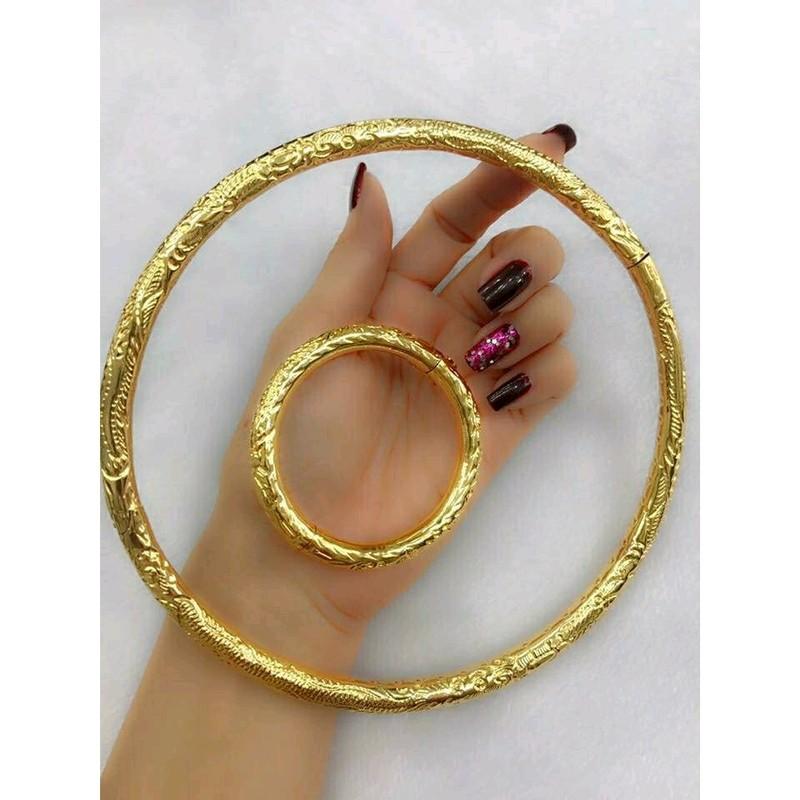 Bộ trang sức kiềng ,vòng cưới cô dâu