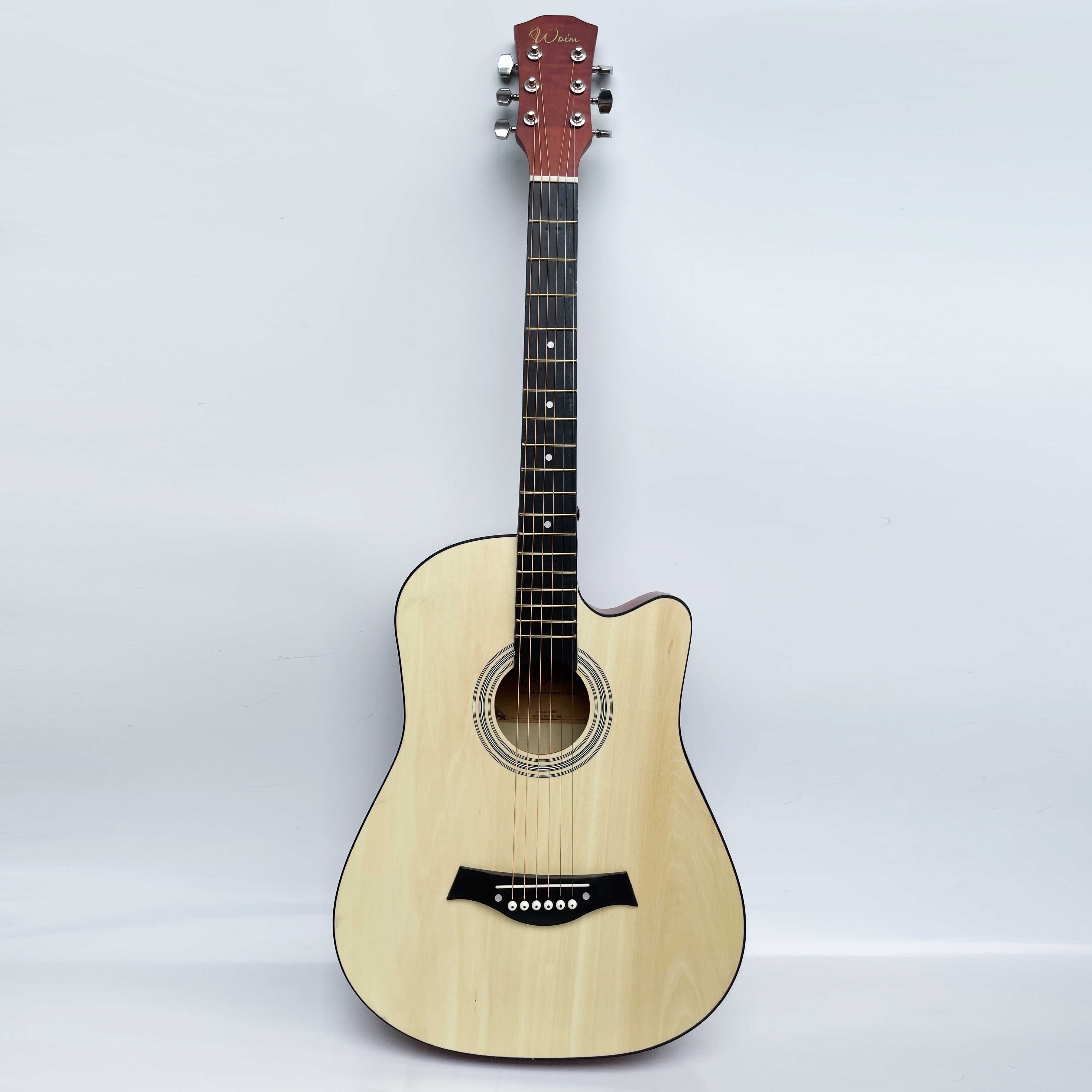 Đàn Guitar Acoustic Gỗ Dáng Khuyết Full Màu