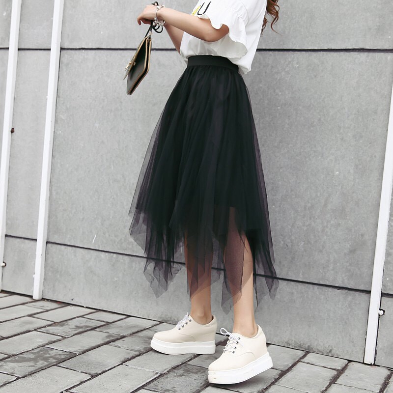 Chân váy lưới TUTU tua nhọn thời trang cá tính