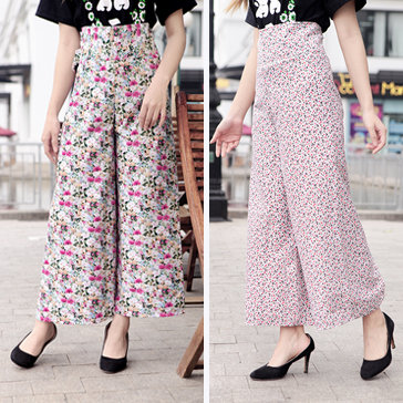 Vấy chống nắng có ống quần chất liệu vải cotton,nhiều họa tiết dễ dàng di chuyển