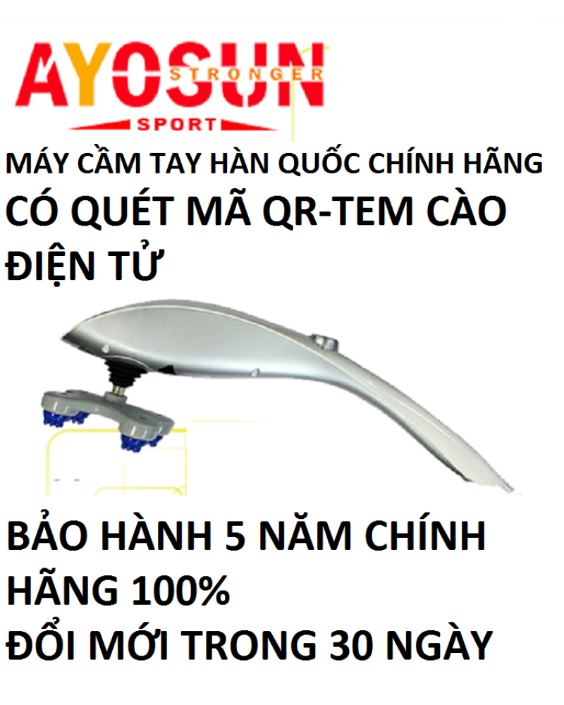 MÁY MASSAGE CẦM TAY 11 ĐẦU.BẢO HÀNH 6 THÁNG