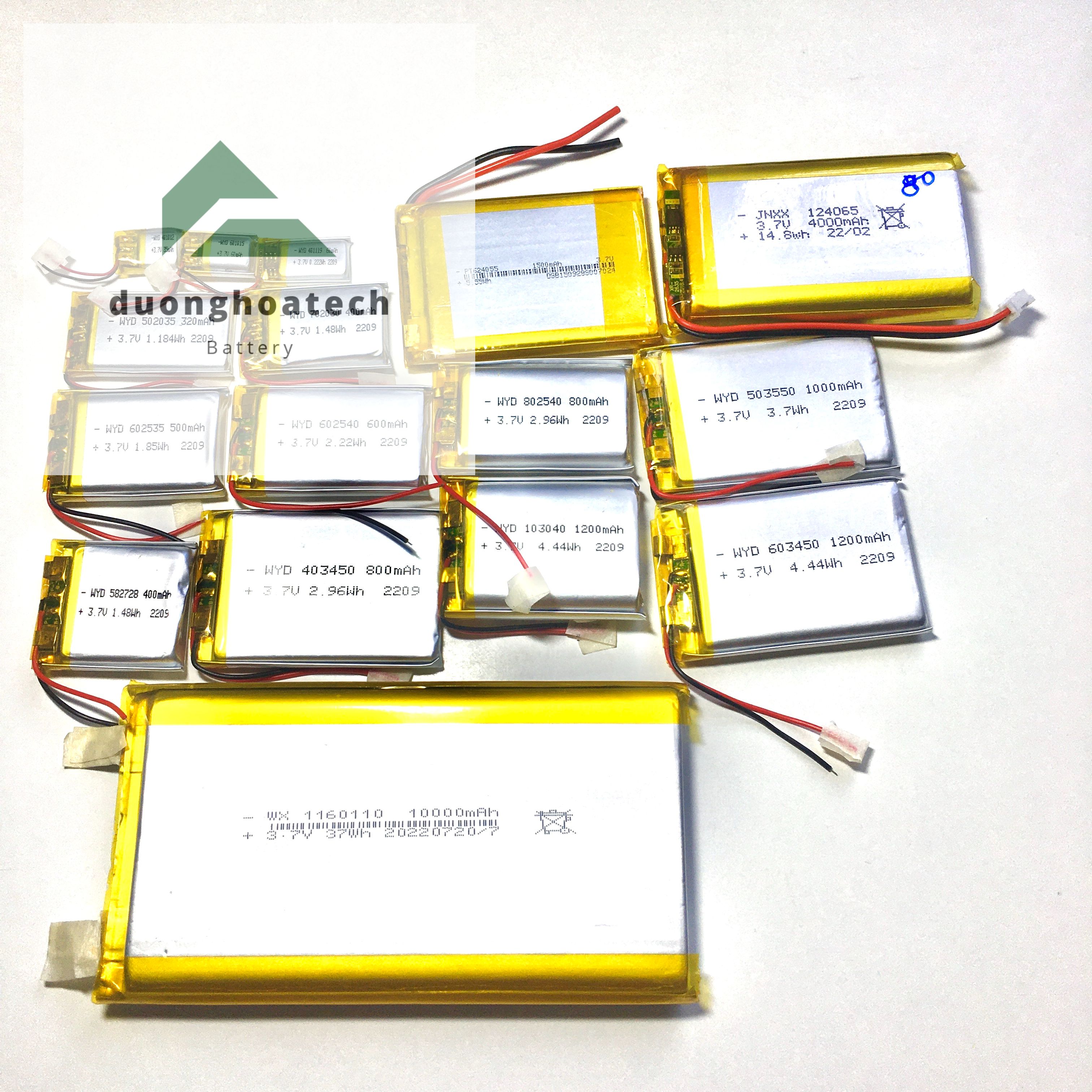 [HCM]Pin Lithium Polymer 3.7V 300mAh 6x20x30 mm