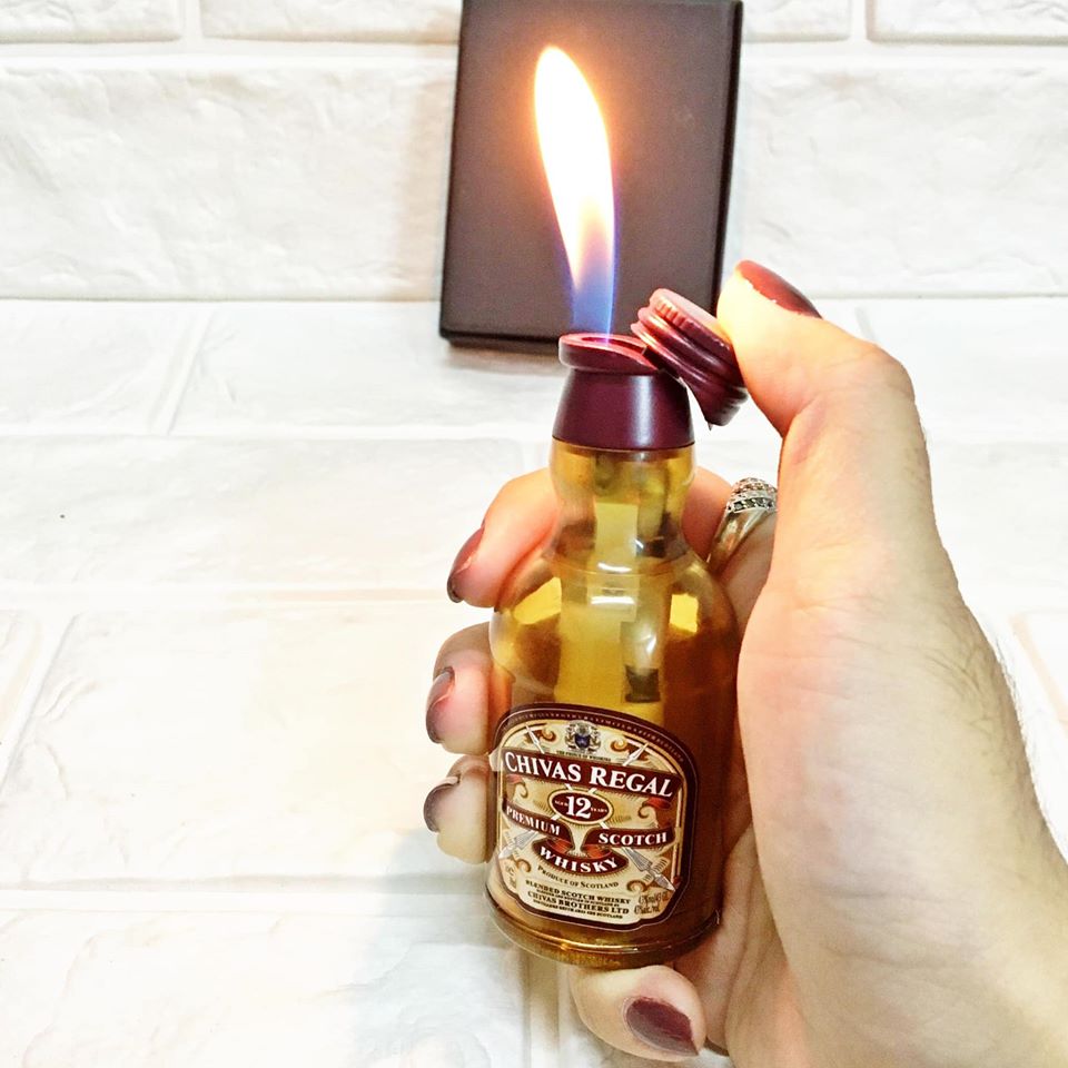 [HCM]Bật Lửa Gas Đồ Khui Hình Chai Chi Vas 12