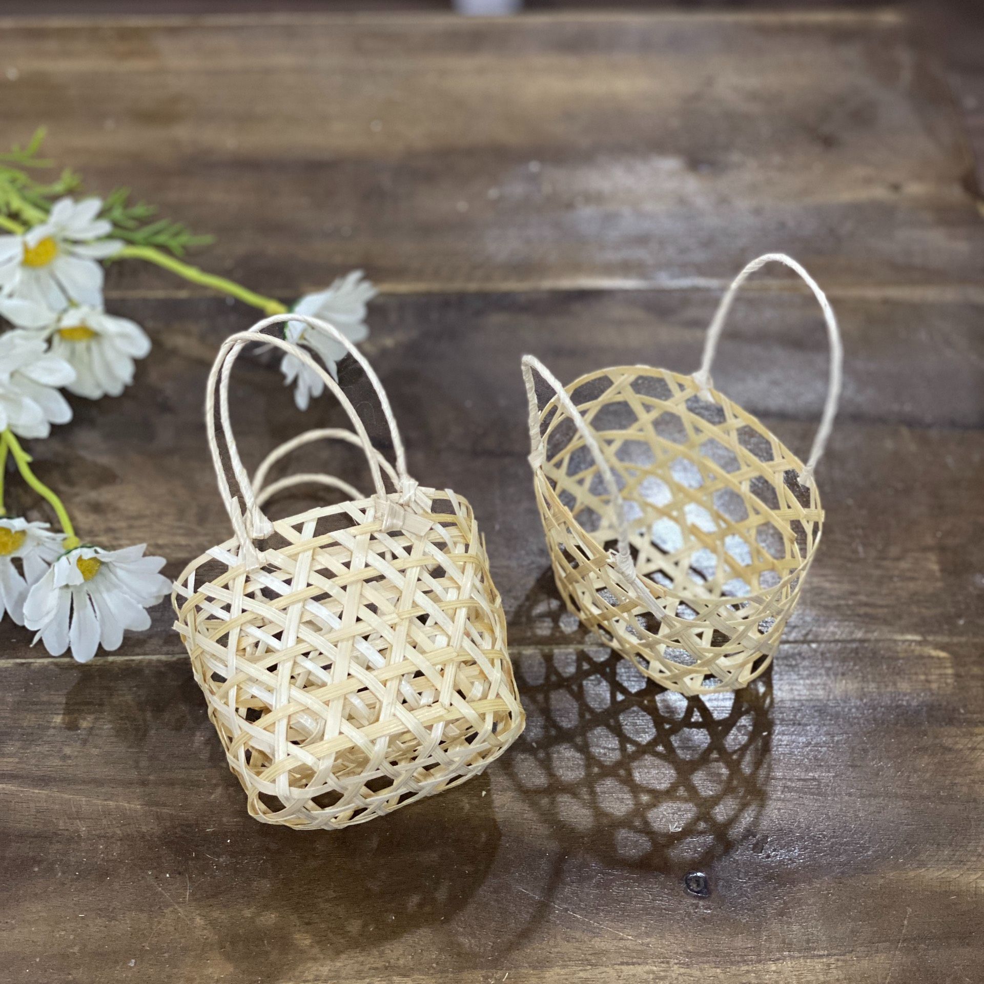 Giỏ tre, sản phẩm trang trí từ tre Bemiao