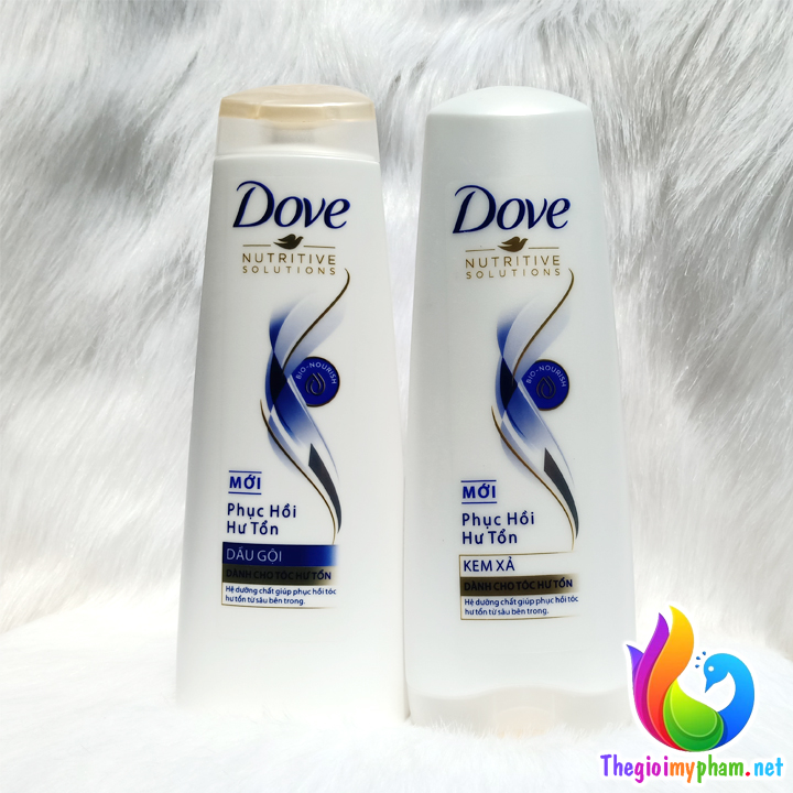 Combo Dầu Gội Dove 330ml + Dầu Xả Dove 353ml
