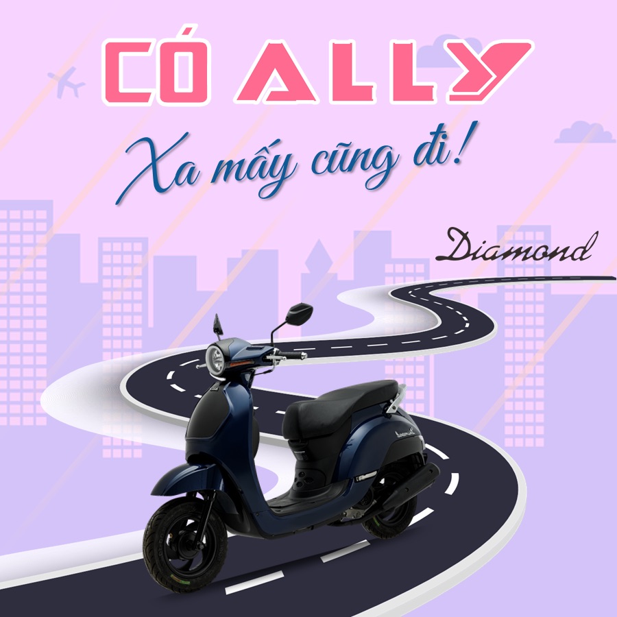 Xe máy 50cc Diamond Aly