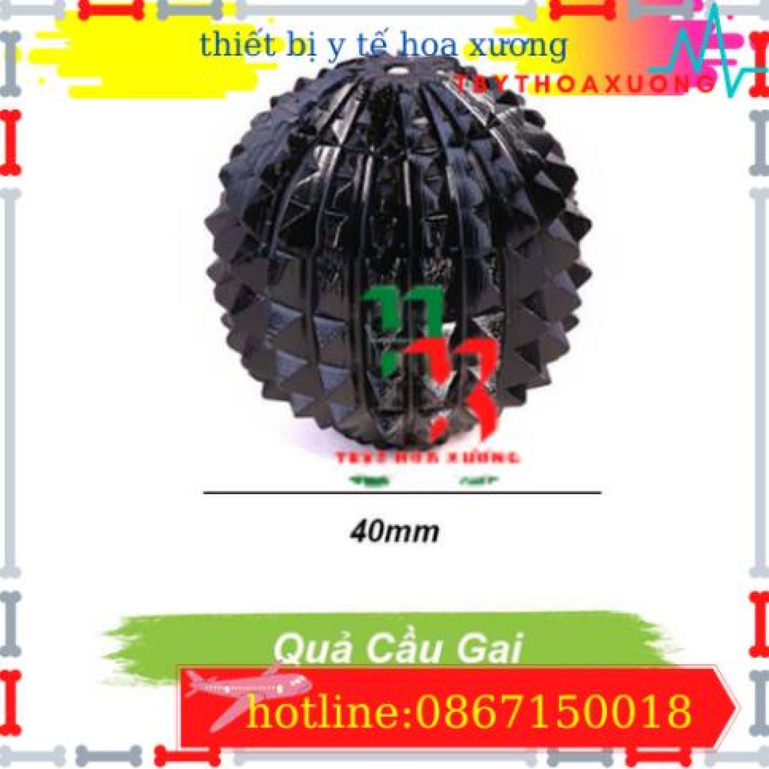 Quả cầu gai lăn mɑssage - dụng cụ diện chẩn