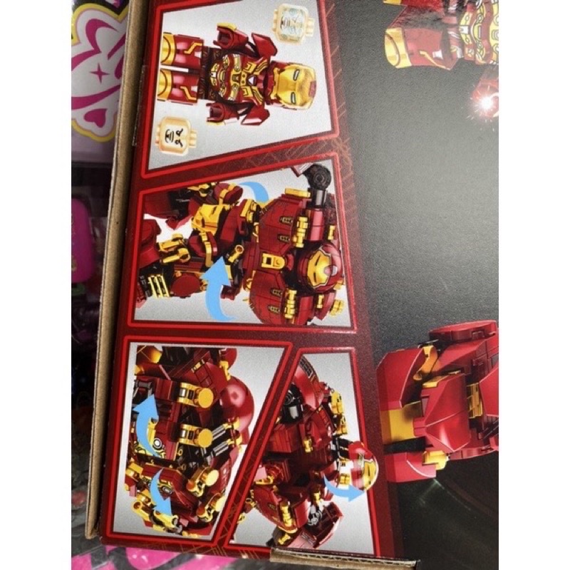 Lego - LY 76015 Avengers ( Đồ Chơi Xếp Hình Chiến Giáp Hulk Buster 650 Mảnh )