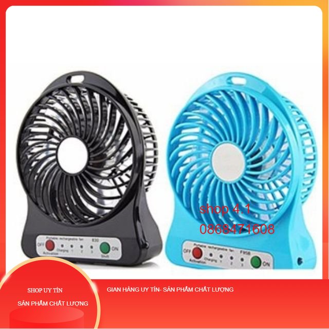 Quạt sạc siêu tốc 3 cấp độ