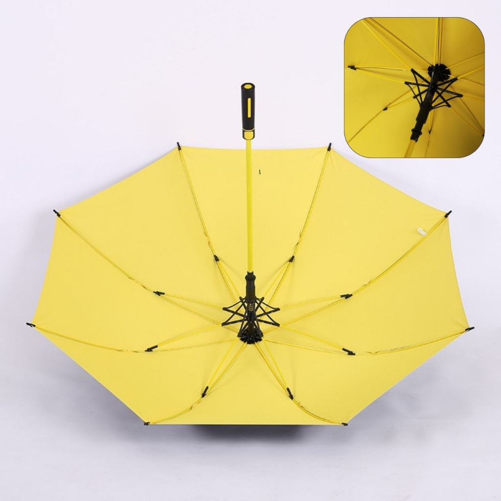 Ô dù cỡ lớn 2 lớp, ô che mưa, che nắng chống tia UV, nan to, cán dài che được 2-3 người, chống gỉ cao cấp phong cách hiện đại đóng mở tự động