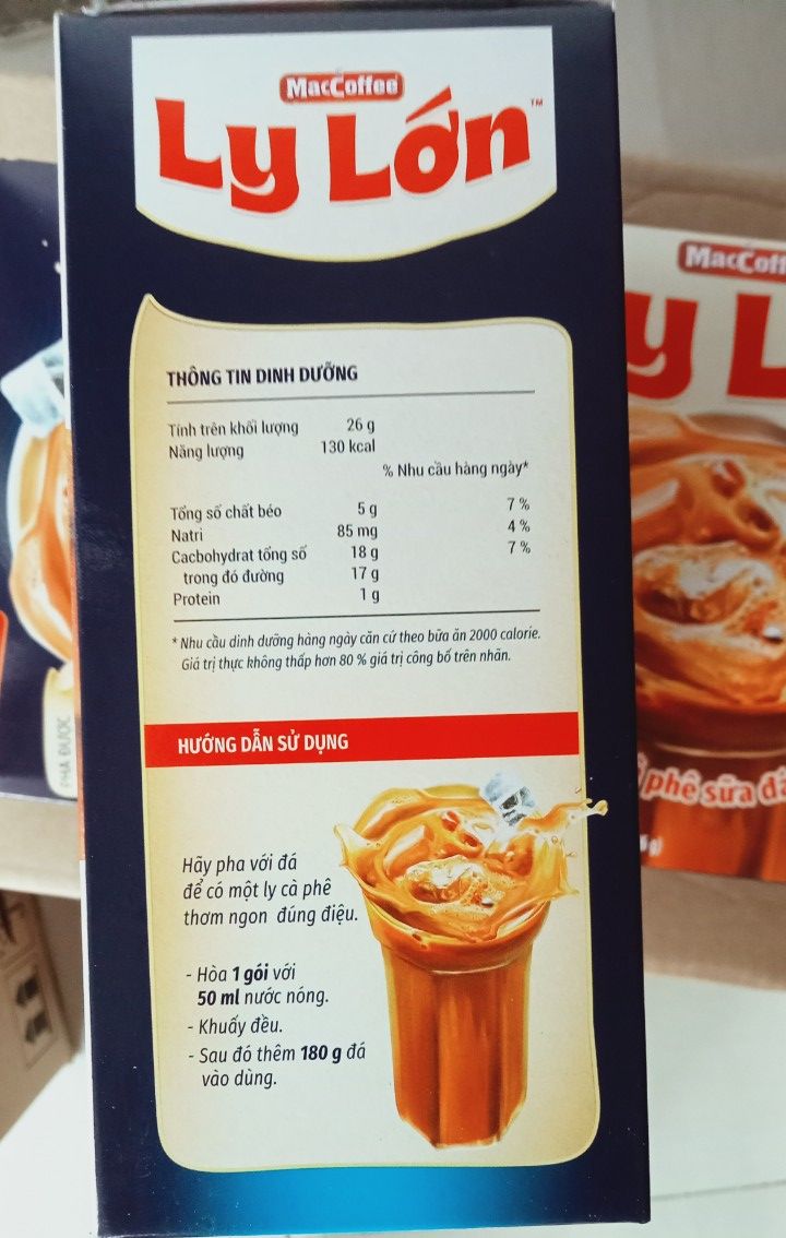 Cà Phê Ly Lớn (Dây 10 gói x 26g).